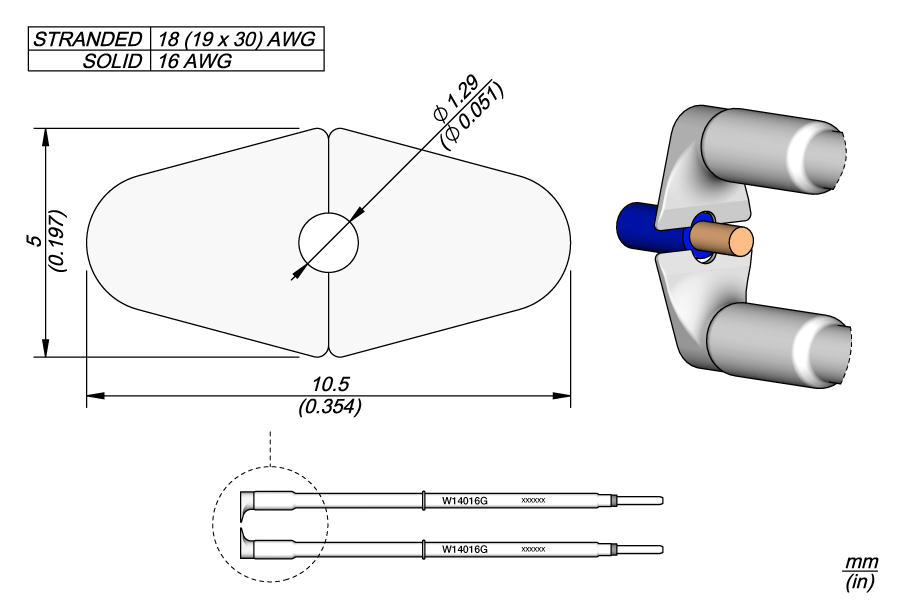 W14016G - 16G Cartridges Ø 1.29mm